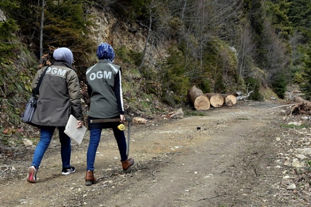 Gümüşhane'nin kadın orman muhafaza memurları görev başında! 8