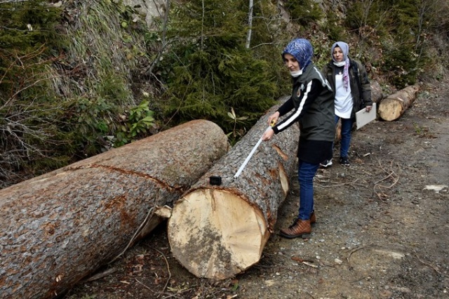 Gümüşhane'nin kadın orman muhafaza memurları görev başında! 13