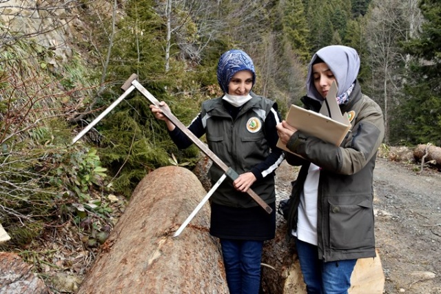 Gümüşhane'nin kadın orman muhafaza memurları görev başında! 10