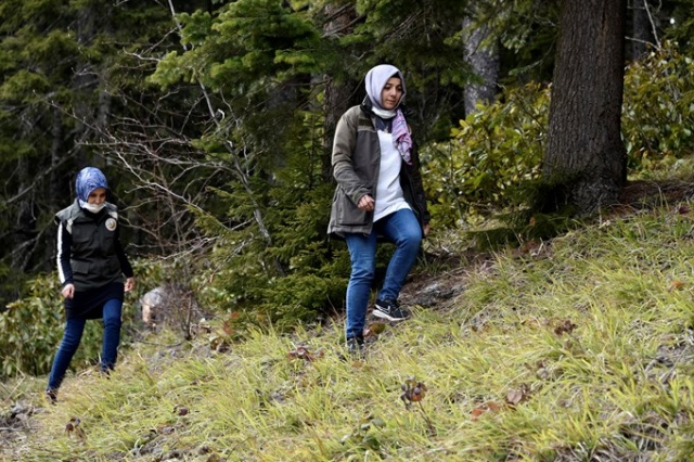 Gümüşhane'nin kadın orman muhafaza memurları görev başında! 11