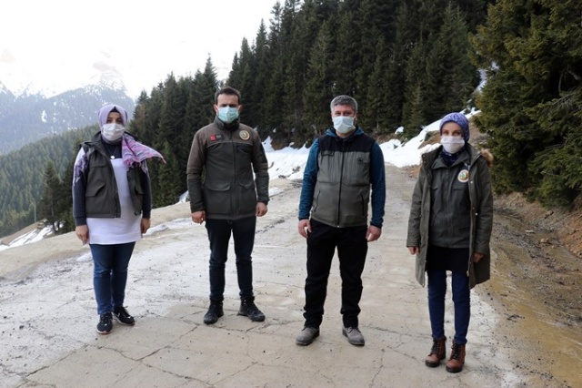Gümüşhane'nin kadın orman muhafaza memurları görev başında! 6