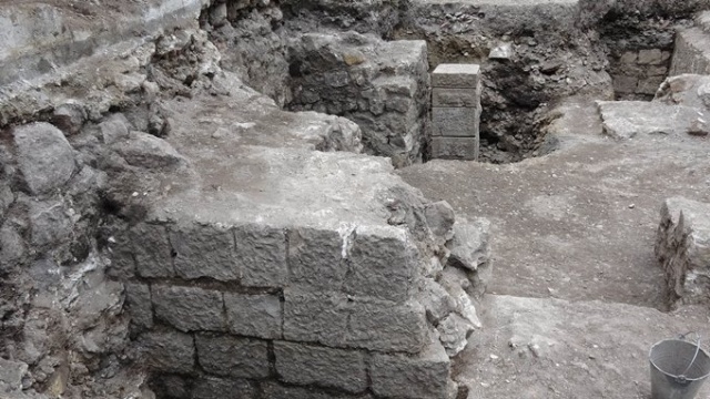 Trabzon'da otopark inşaatında bulunan tarihi alan, açık hava müzesi olacak 9