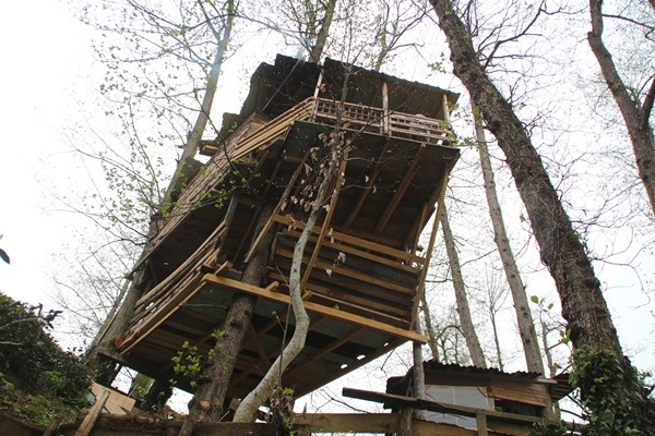 Rize'de marangozun pandemi sığınağı 8