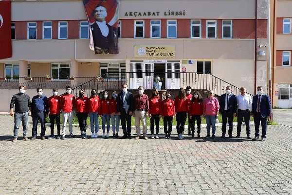 Akçaabat'ta önce kutlama sonra ziyaret 25