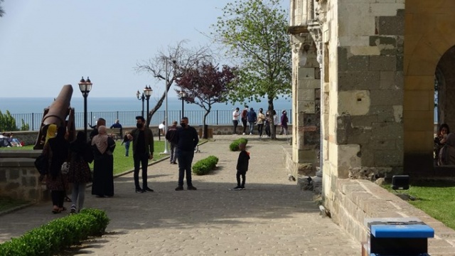 Trabzon'un Ayasofya'sına ziyaretçi akını 8