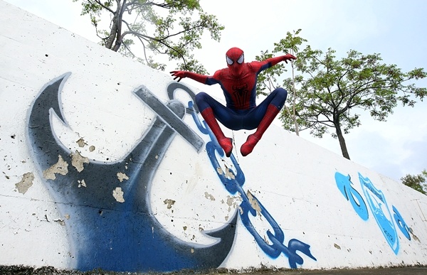 Örümcek Adam memleketi Trabzon'da 11