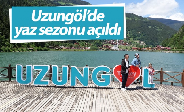 Uzungöl'de yaz sezonu açıldı. 4 Haziran 2021 1