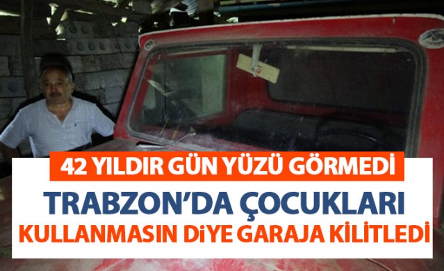 42 yıl önce garaja konulan kamyonet bir kere bile dışarı çıkartılmadı 1