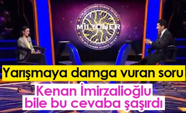 Milyoner'e damga vuran soru! 1