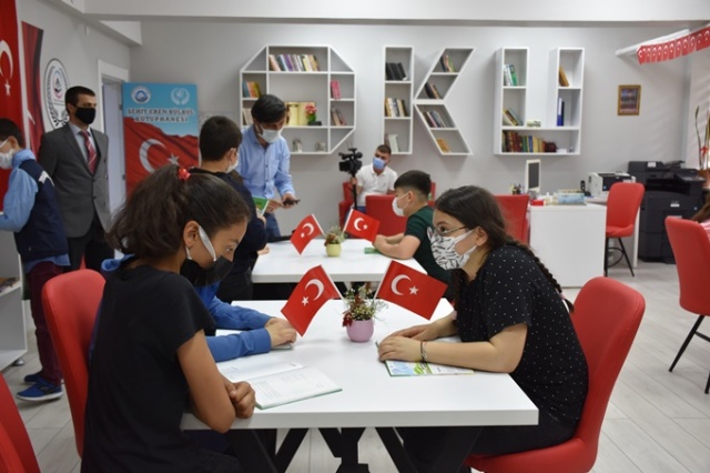 Şehit Eren Bülbül kütüphanesi açıldı 11