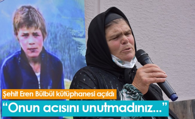 Şehit Eren Bülbül kütüphanesi açıldı 1