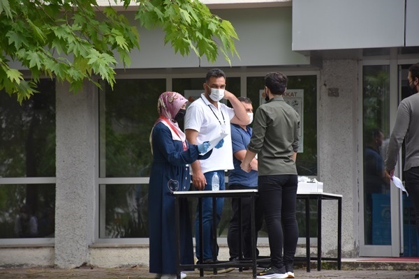 Trabzon'da AYT yapıldı 2