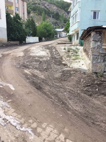 Giresun'da taşkın sonrası hasar tespiti 6