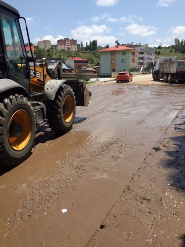 Giresun'da taşkın sonrası hasar tespiti 13