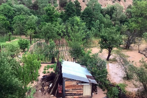 Gümüşhane'yi sel vurdu! Sadece 10 dakika 10