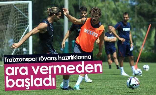 Trabzonspor rövanşa ara vermeden hazırlanıyor 1