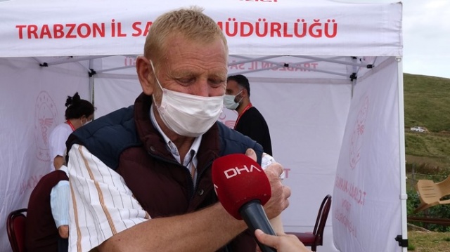 Karadeniz'de vakalar artınca aşı çadırları yaylaya taşındı. 10