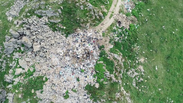 Doğa harikası Taşköprü Yaylası çöplüğe döndü 4
