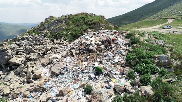 Doğa harikası Taşköprü Yaylası çöplüğe döndü 8