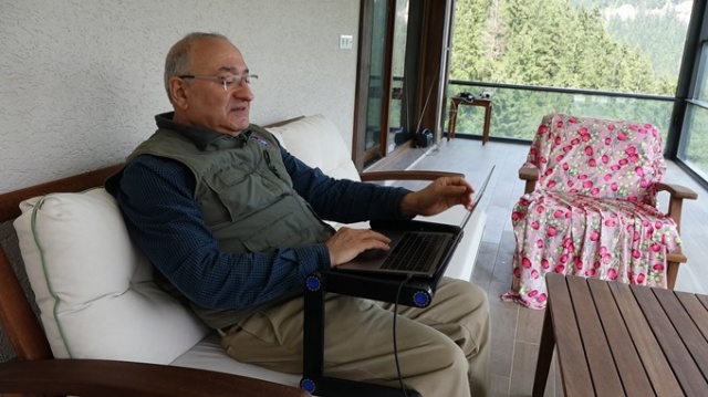 Trabzon'da evine dadanan bozayı Profesörün başına bela oldu 4