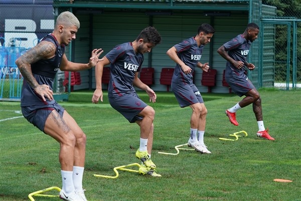 Trabzonspor'da Galatasaray maçı hazırlıklarına ara verildi. 5 eylül 2021 14