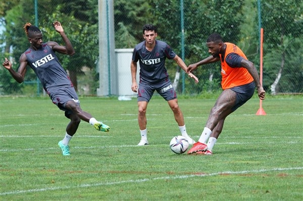 Trabzonspor'da Galatasaray maçı hazırlıklarına ara verildi. 5 eylül 2021 15
