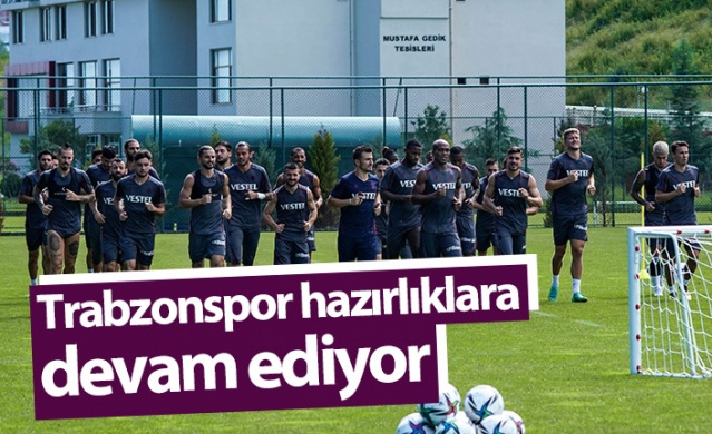 Trabzonspor, Galatasaray derbisi öncesi hazırlıklarını sürdürdü 1