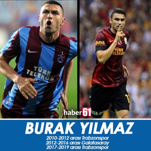 Hem Trabzonspor hem de Galatasaray'da oynayan futbolcular 2