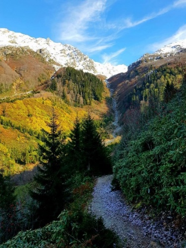 Karadeniz dağlarına kar yağdı ortaya kartpostallık manzaralar çıktı 2