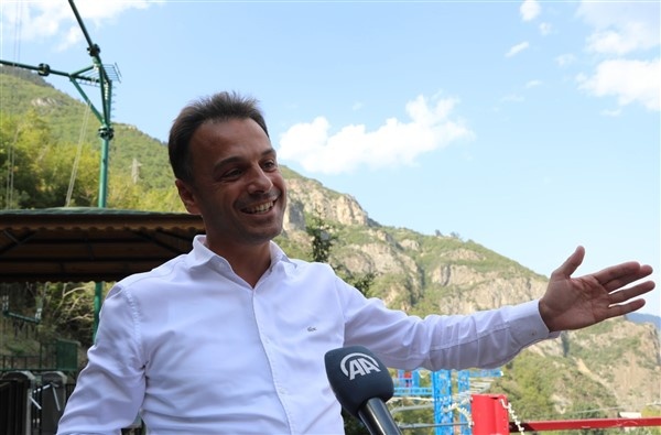 Maçka'da macera parkı ziyaretçilerini ağırlıyor 1