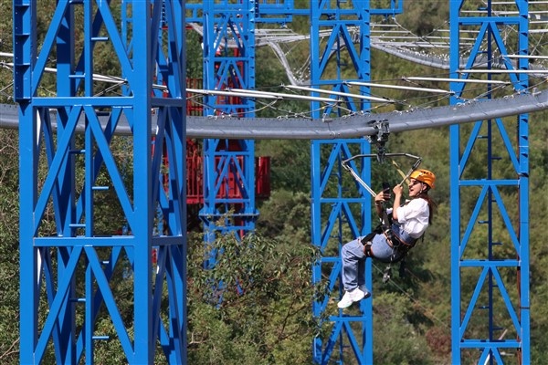 Maçka'da macera parkı ziyaretçilerini ağırlıyor 6