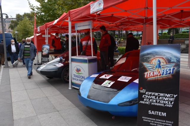 KTÜ'lü TEKNOFEST birincileri araçlarını tanıttı 8