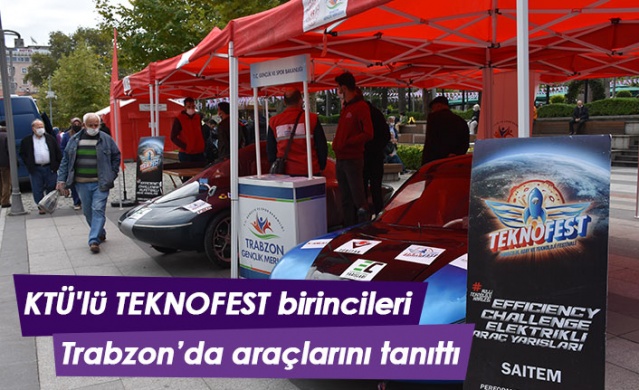KTÜ'lü TEKNOFEST birincileri araçlarını tanıttı 1