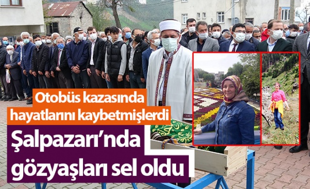 Şalpazarı Otobüs kazasında hayatını kaybedenlere ağladı 1