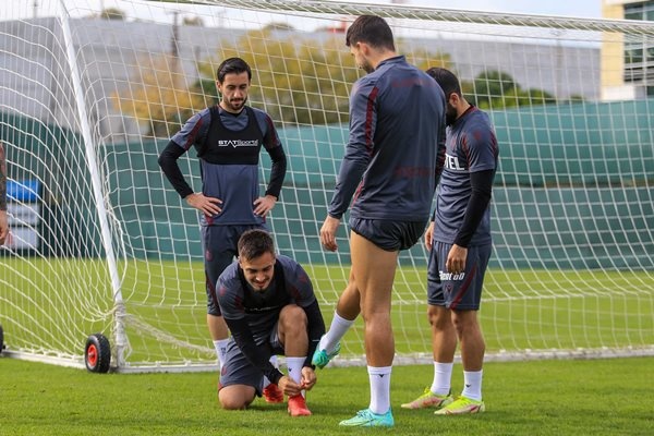 Trabzonspor, Beşiktaş maçı hazırlıklarını sürdürdü. 3 Kasım 2021 18