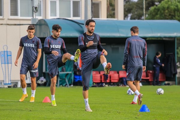 Trabzonspor, Beşiktaş maçı hazırlıklarını sürdürdü. 3 Kasım 2021 12