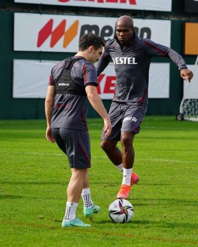 Trabzonspor, Beşiktaş maçı hazırlıklarını sürdürdü. 3 Kasım 2021 8