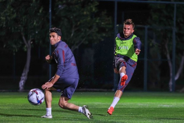 Trabzonspor Gaziantep FK maçına hazırlanıyor. 14