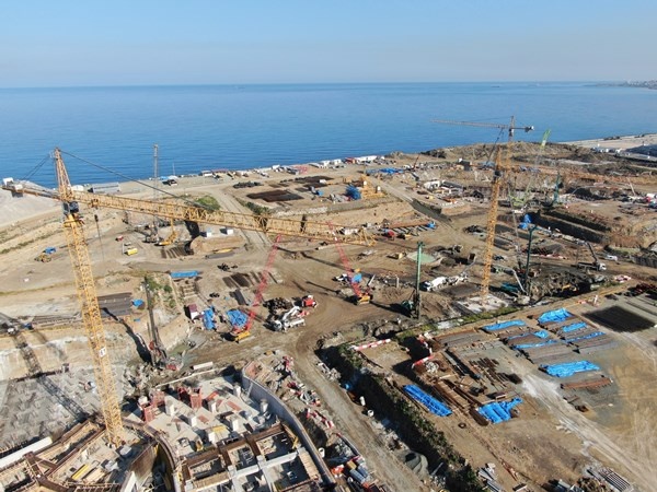 Trabzon Şehir Hastanesi'nde son durum! Fore kazık çalışmaları sürüyor 14