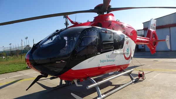 Trabzon'da Hava 61 hastaları yetiştirmek için uçuruyor 8