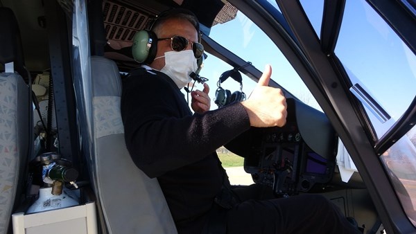 Trabzon'da Hava 61 hastaları yetiştirmek için uçuruyor 13