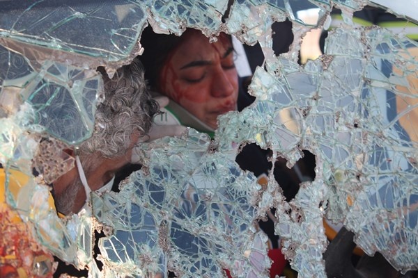 Dondurucu soğukta sağlık personeli ve üniversitesi öğrencilerden gerçeği aratmayan tatbikat 2