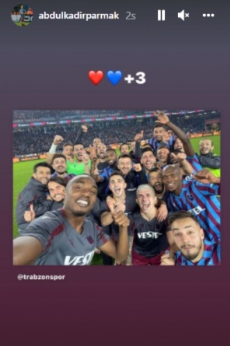 Trabzonsporlu futbolcuların galibiyet paylaşımları 6