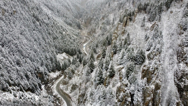Trabzon'da kar güzelliği 10