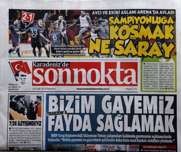 Trabzon basınında şampiyonluk sesleri- Foto Galeri 7