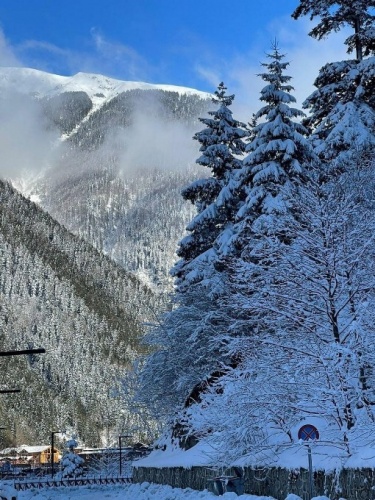 Güneşli bir günde Uzungöl’den kar manzaraları. 12 Ocak 2022 - Foto Galeri. 6