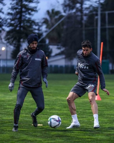 Trabzonspor'da Göztepe maçı hazırlıkları. Foto Galeri. 16