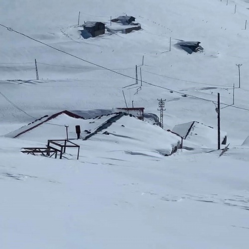 Trabzon’un yaylaları kar altında. Foto Haber 9