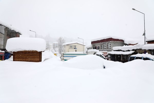Orta ve Doğu Karadeniz'de kar esareti. Foto Haber 19