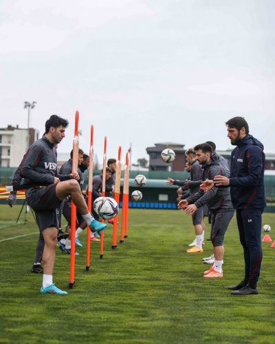 Trabzonspor Beşiktaş hazırlıklarını sürdürüyor. Foto Galeri 9